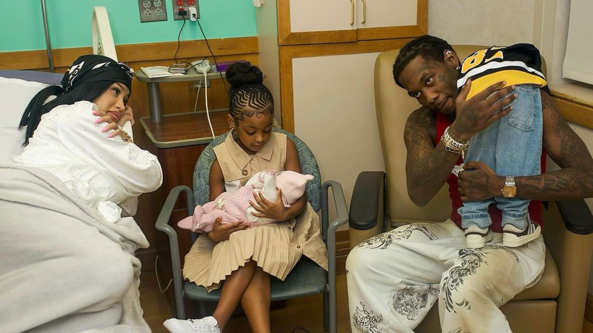  Nasce filha de Cardi B e Offset: “A coisa mais linda”