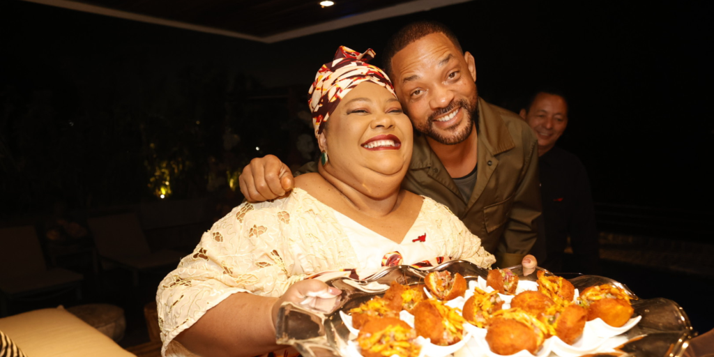  A pedido da equipe de Will Smith, Chef Carmem Virgínia prepara Jantar dos Orixás para o astro