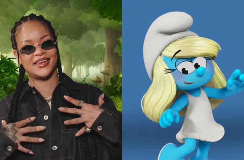  Rihanna anuncia nova música para o filme ‘Smurfs’ 