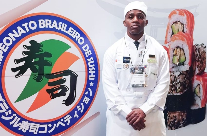  Inspirado por Yasuke, chef negro mira o Mundial de Sushi no Japão