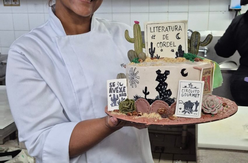  A confeiteira de Bangu que entrou na UFRJ aos 51 anos e conquistou pódio nacional com um bolo de literatura de cordel